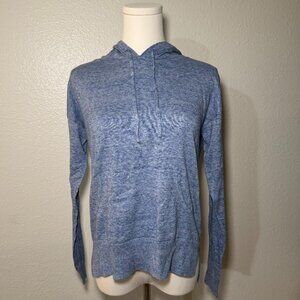 Gap Blue Long Sleeve Hooded Soft Sweater